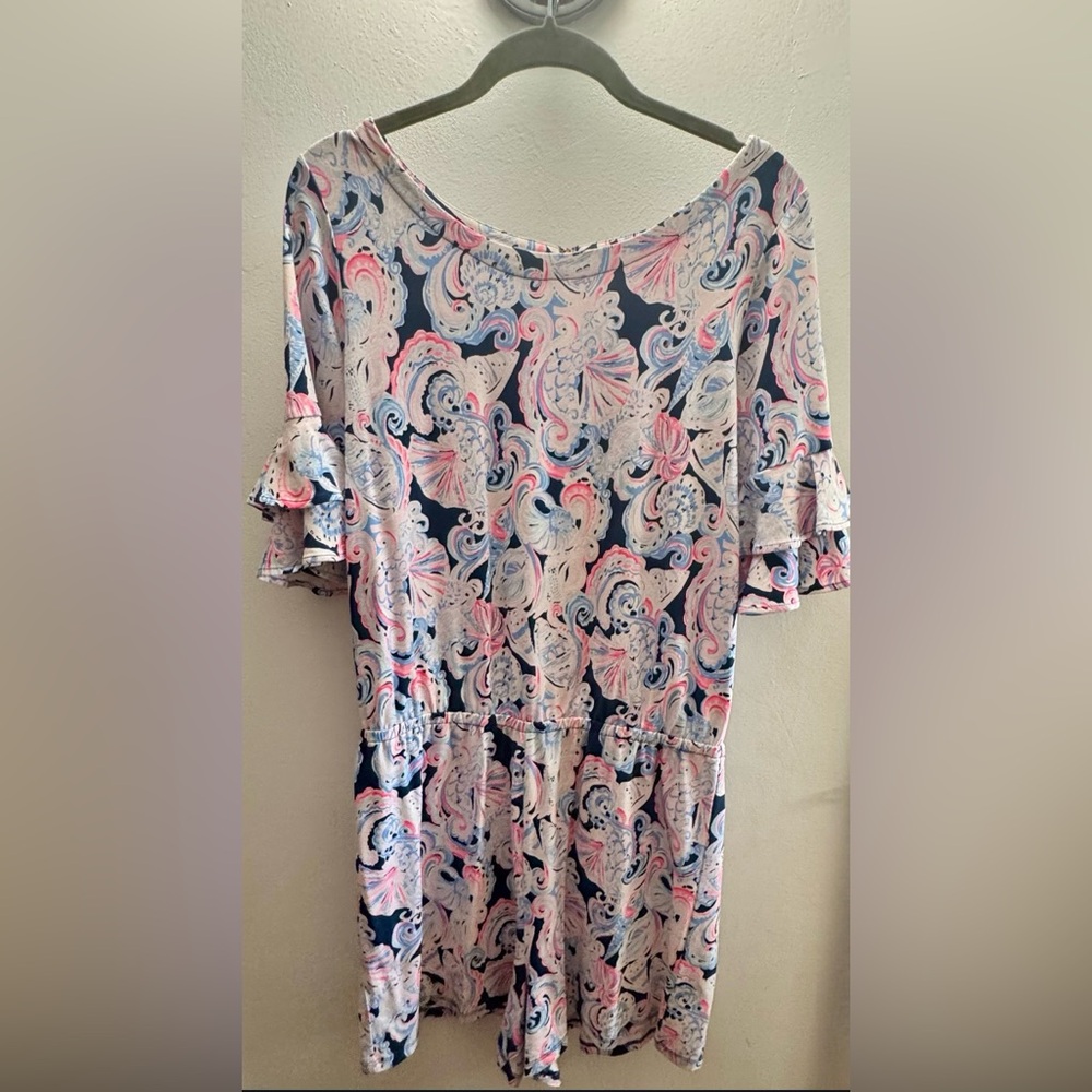 Lilly Pulitzer Ruffle Sleeve Romper